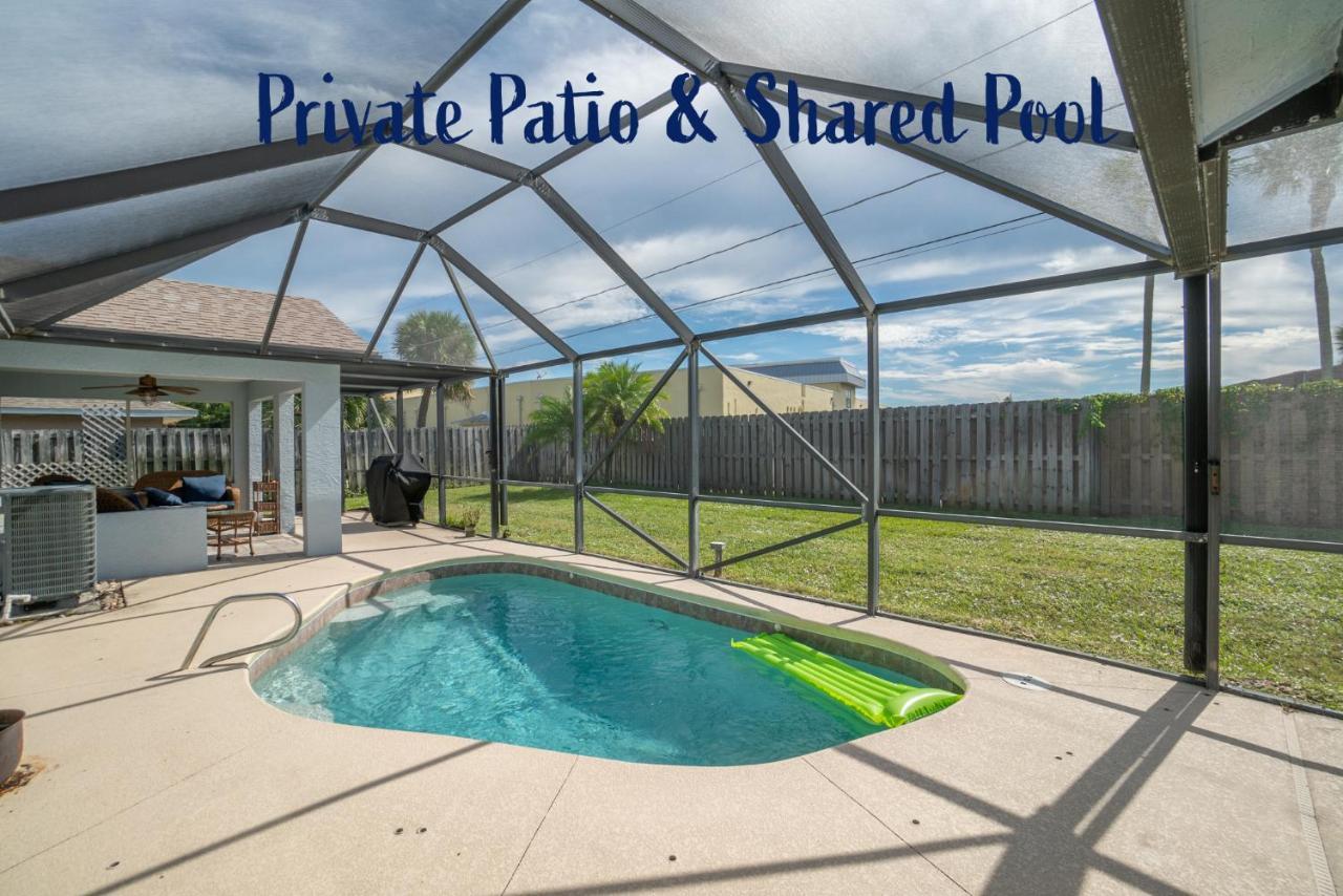 Serene Seaside Retreat - Dog Friendly - 2Br Townhouse With Shared Heated Pool Steps To Paradise Beach! Melbourne Extérieur photo